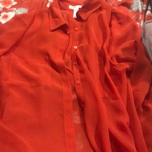 See threw orange top
